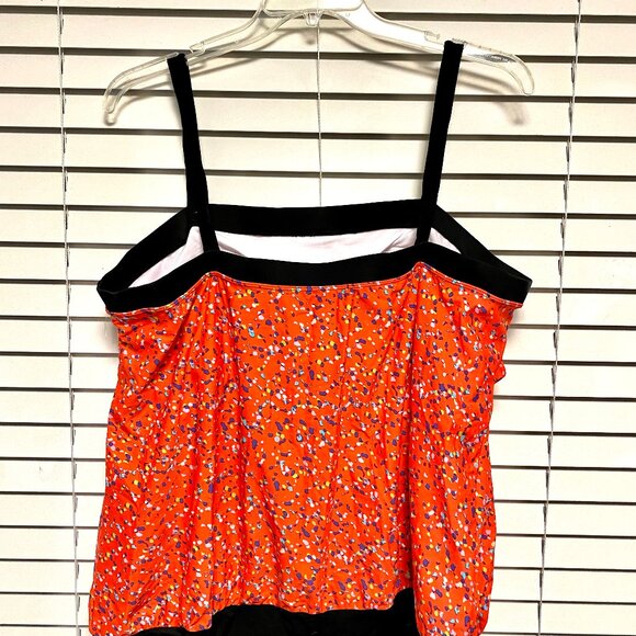 NEW 2pc Pure Energy Tankini Top 26W & Merona Black Bikini 24W/26WSwimwear #042 - Picture 3 of 4